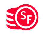 Solidfund icon in red
